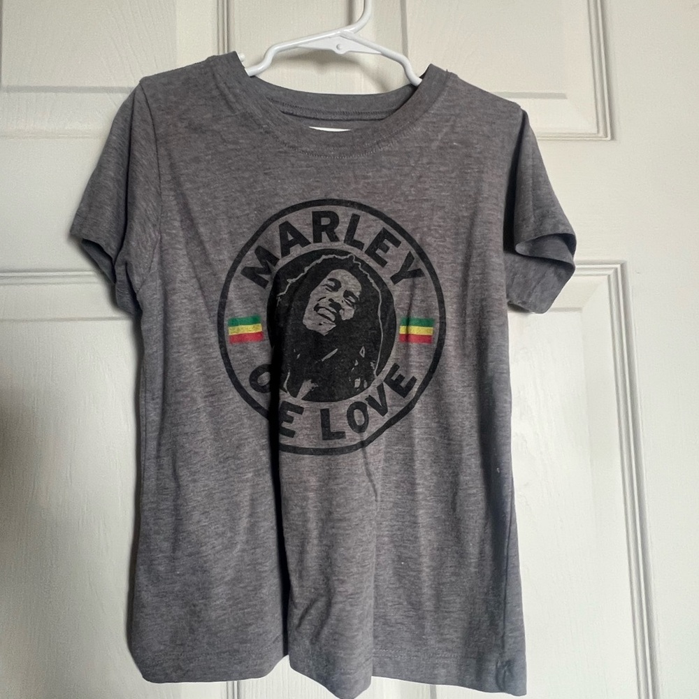 Bob Marley One Love Gray Kids T-Shirt